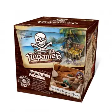 Набор для проведения раскопок "Золотой век пиратов". СКЕЛЕТЫ. № 6  "Последний причал" (807044) обложка книги