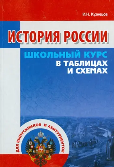 Игорь Кузнецов - История России в таблицах и схемах Игорь Кузнецов - История России в таблицах и схемах обложка книги