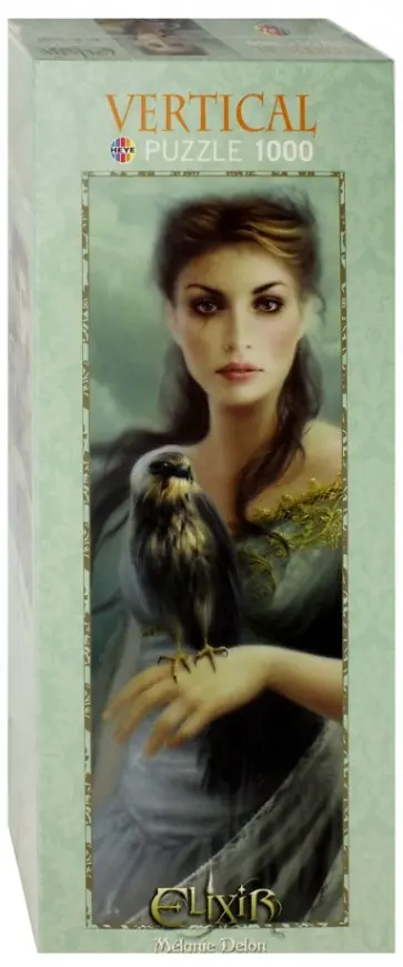 Puzzle-1000 "Девушка с соколом" (29507) обложка книги