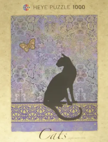 Puzzle-1000 "Силуэт кошки", Jane Crowther (29534) обложка книги