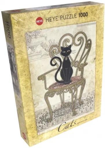 Puzzle-1000 "Кошка на стуле", Jane Crowther (29535) обложка книги