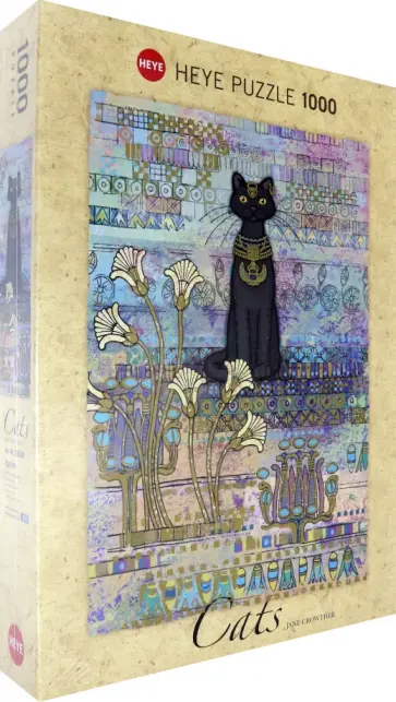 Puzzle-1000. Египетская кошка, Jane Crowther обложка книги