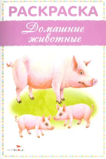 Раскраска. Домашние животные Раскраска. Домашние животные обложка книги