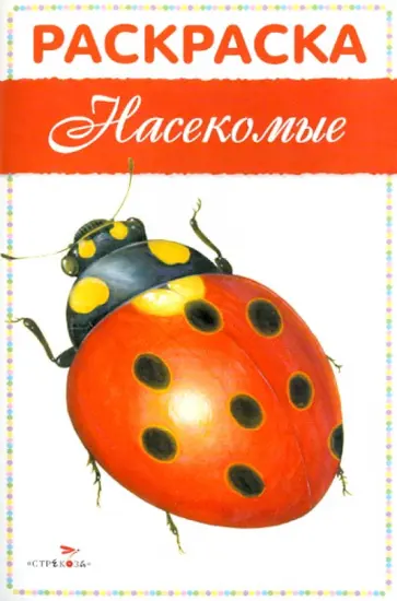 Раскраска. Насекомые обложка книги