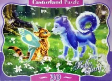 Puzzle, 30 элементов, "Фриска и Снежок" (B-PU03180) обложка книги