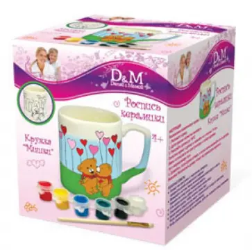 Роспись керамики "Кружка МИШКИ" (43696) обложка книги