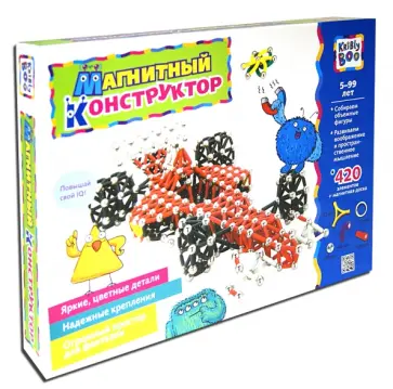 Магнитный конструктор 420 элементтов (36915) обложка книги