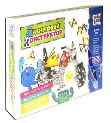 Магнитный конструктор 272 элемента (36916) обложка книги