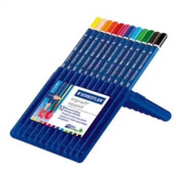 Карандаши акварельные "Ergosoft" трехгранные, 12 цветов (156SB1210) обложка книги