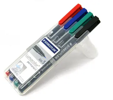 Маркер универсальный перманентный "Lumocolor" (S 0,4 мм, 4 цвета) (313WP4) обложка книги