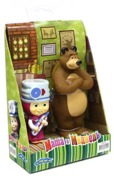 Пластизоль "Маша-доктор с Мишкой" (GT6572) обложка книги