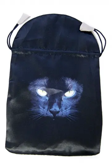 Мешочек для карт таро: Черная кошка (BT42) обложка книги