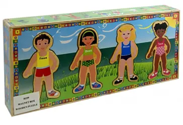 Магнитные пазлы "Друзья" (D259) Магнитные пазлы "Друзья" (D259) обложка книги