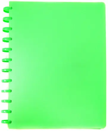 Папка на кольцах. 40 файлов. Цвет: зеленый (CY40MG-G) обложка книги