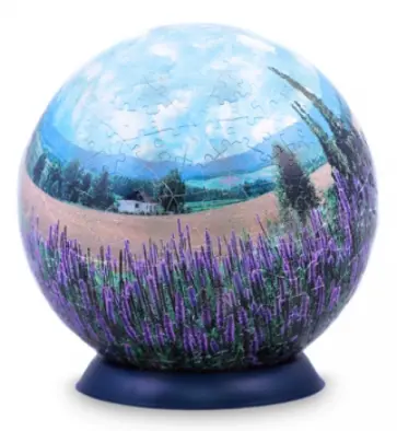 Пазл шаровый 60 деталей "Лаванда", 7,6 см. (А2662-03) обложка книги