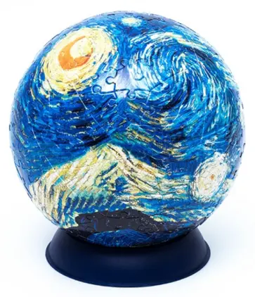 Шаровый пазл "Звездная ночь. Ван Гог". 240 деталей (А2773-06) обложка книги