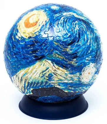 Шаровый пазл "Звездная ночь. Ван Гог". 540 деталей (А2777-09) обложка книги