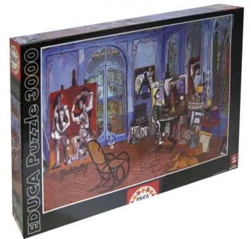 Пазл, 3000 элементов, "Студия Пикассо" (15539) обложка книги