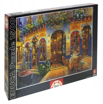 Пазл, 1500 элементов, "Французское кафе, В. Швайко" (15552) обложка книги