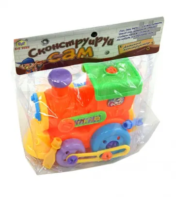 Конструктор "Поезд" с инструментами (ES12009R) обложка книги