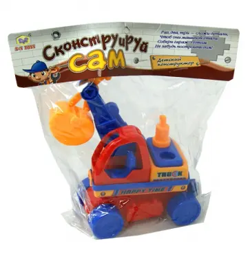 Конструктор "Кран с двойным ковшом" с инструментами (ES12059R) обложка книги