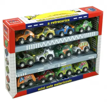 Набор инерционных машинок, 12 штук в коробке (2812-12А) обложка книги