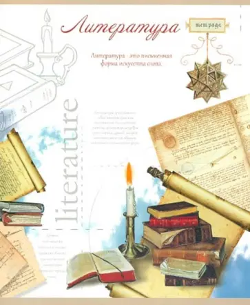 Тетрадь тематическая "Литература". Линейка. 48 листов (27128) обложка книги