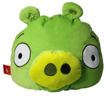 Angry Birds. Подушка "Green pig", 30х25 см. (АВС12) обложка книги