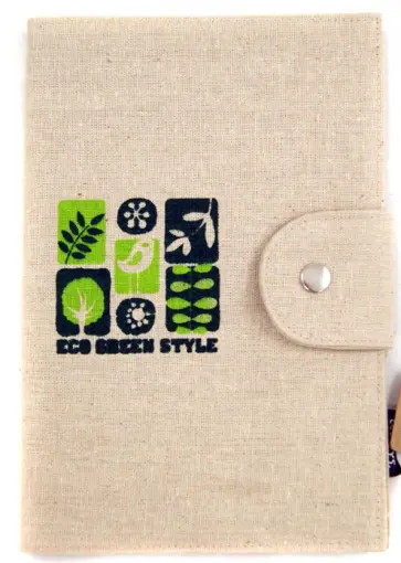 Блокнот с хлопко-льняной обложкой А5 (070019) обложка книги