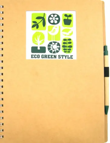 Бизнес-тетрадь на спирали с крафт-обложкой (070011) обложка книги