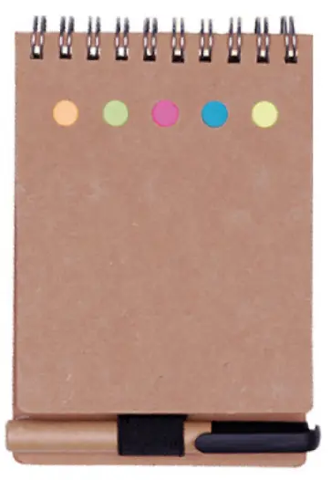 Блокнот для заметок с ручкой и закладками, А6(070063) обложка книги