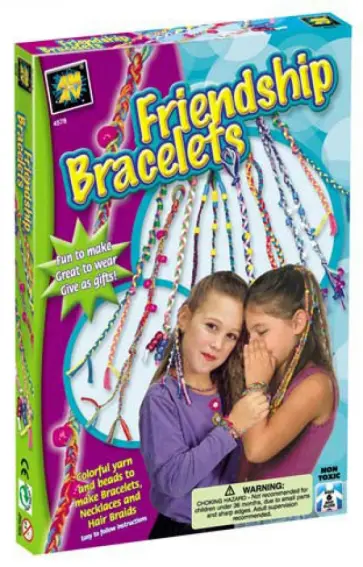 Набор для творчества "Браслеты дружбы" (4578В) обложка книги