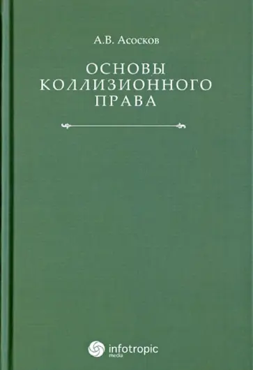 Антон Асосков - Основы коллизионного права Антон Асосков - Основы коллизионного права обложка книги