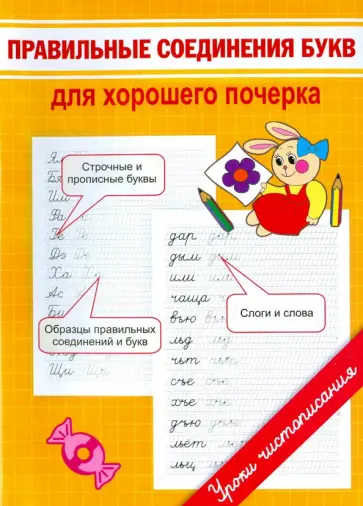 Марина Георгиева - Правильные соединения букв для хорошего почерка обложка книги