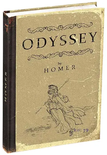 Ежедневник полудатированный "Одиссея" (135515) обложка книги