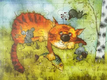 Пазл. Кот обложка книги