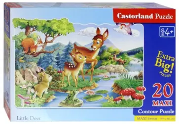 Puzzle MAXI, 20 элементов, "Бэмби" (С-02177-NEW) обложка книги