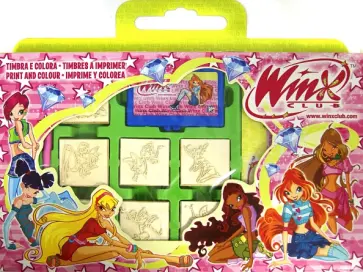 Набор штампов в портфельчике Винкс (7827) обложка книги