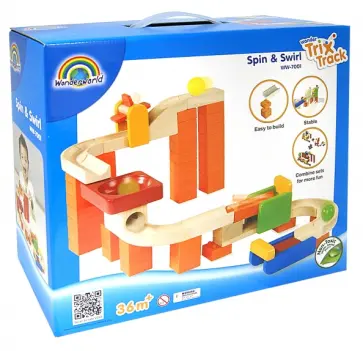 Конструктор деревянный с подвижными элементами "Крути-вращай" с колесиком и воронкой (ВВ-7001) обложка книги