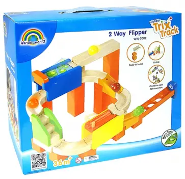 Конструктор деревянный с подвижными элементами. 56 деталей. 2 дорожки (ВВ-7002) обложка книги