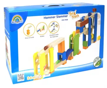 Конструктор деревянный с подвижными элементами "Молоточки", 27 деталей (ВВ-7005) обложка книги
