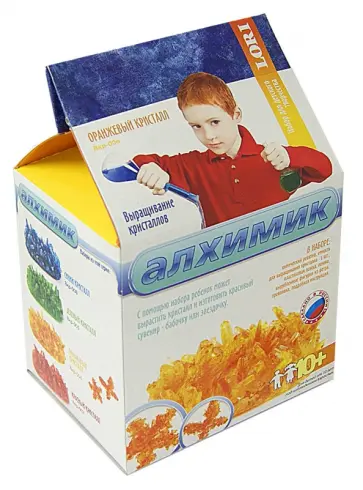 Набор для выращивания кристаллов "Оранжевый кристалл" (Вкр-006) обложка книги