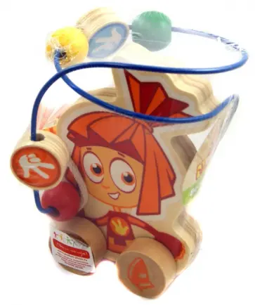 Логика 6020GT с бусинками "Фиксики",  дерево (6020GT) обложка книги