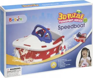 3D пазл. Конструктор мягкий, 23 детали "Катер" (T6021) обложка книги