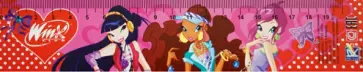 Закладка с линейкой пластиковая Winx (З-4/WFD) обложка книги