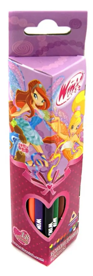 Карандаши трехгранные, 18 цветов (7-18/WH) обложка книги