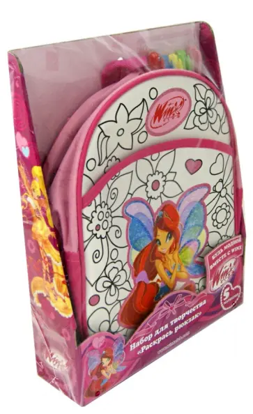 Набор для росписи по ткани "Раскрась рюкзак" (ZC-003/WH) обложка книги