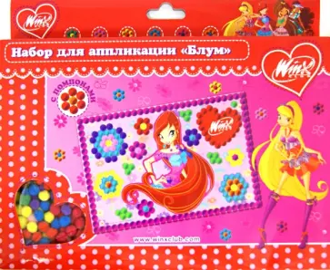 Набор для аппликации из помпонов (0018PPS-Bloom/WFD) обложка книги