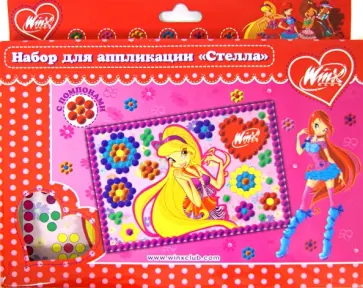 Набор для аппликации из помпонов (0018PPS-Stella/WFD) обложка книги