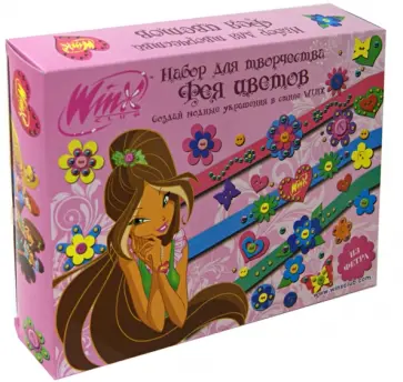 Набор для изготовления украшений из фетра "Фея цветов" (88feltset/WFD) обложка книги